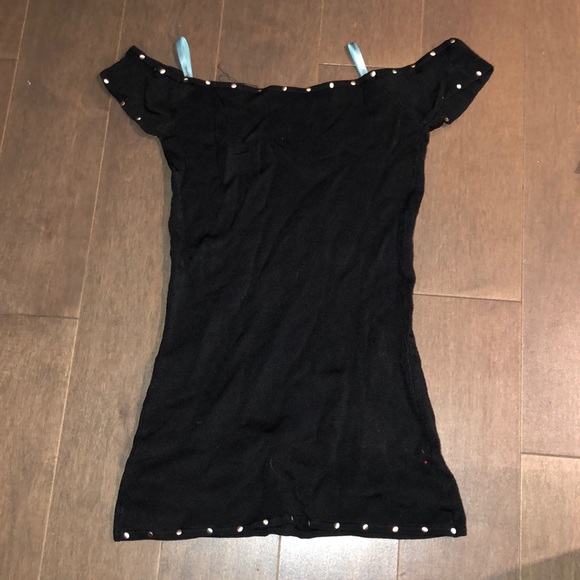 Marciano off the shoulder top with corset design - Picture 2 of 2